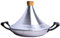 Tajine marocain en Fonte, tajine en Acier Inoxydable, Plaque de Cuisson coréenne avec Couvercle Conique, Compatible avec Les plaques à Induction, Vaisselle de Buffet adaptée (28 cm)