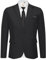 Generisch Sakko Herren Sportlich Zu Jeans Sommer Sportsakko Herrensakko Jackett Business Große Größen Blazer Anzug Modern Leicht Anzugjacken, Schwarz, 5XL
