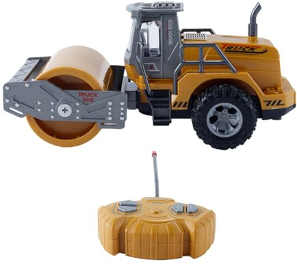 Ausi Rouleau compresseur, 26 x 9 x 10 cm, jouet en plastique pour véhicule de simulation de scooter routier