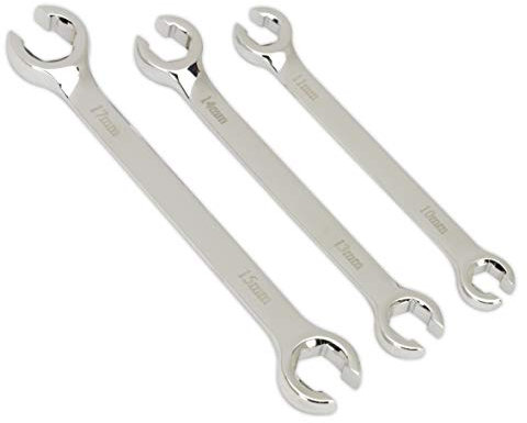 Sealey Ak600 Flare Nut Spanner Set 3Pc Metric