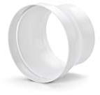 Naber RDZ flow 100 125 Reduzierstück, weiß