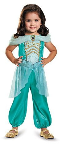 Disguise 82893L Jasmine Toddler Classic Costume, Large (4-6x)