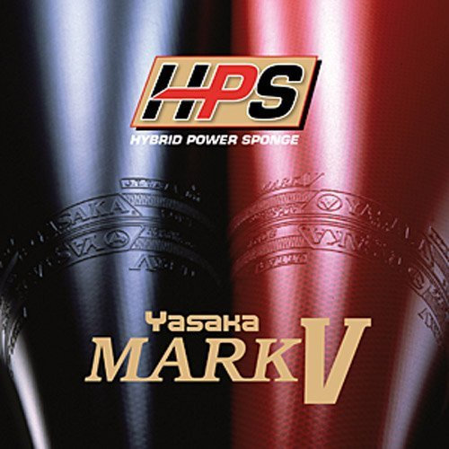 Haarschere Yasaka Mark V HPS Tischtennis Gummi, rot