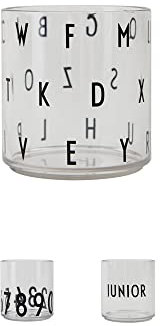 Design Letters Taza para Beber (A-Z) 175 ml | Vajilla Bebe en Tritan Sin BPA/BPS | Irrompibles Vaso para Agua Lavavajillas | vaso para bebe y niños Transparente | Aptos para Lavavajillas Taza Bebe