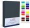 Camry Spannbettlaken 140x200cm - 160x200cm Anthrazit Baumwolle Bettlaken Jersey Spannbetttuch Oeko-Tex 100