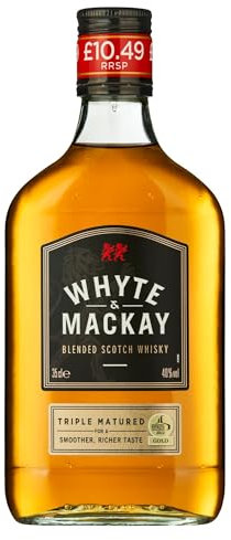 Whyte & Mackay Blended Scotch Whisky 35cl | Richer, Smoother & More Mature | Award-Winning Triple Matured, Smooth Scottish Whisky | 40% vol