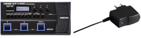 Boss GT-1 Processeur d'effets de guitare & PSA230S Alimentation avec interrupteur