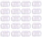 WYAN 20 Pack Square Clear Plastic Storage Containers Box with lids, for organizer Box Case for Beads,earplug, and More Small Items (3.5 * 3.5 * 1.8, Transparent)