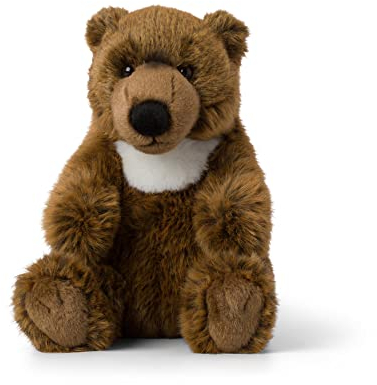 WWF 01114 - Plüschtier Kragenbär, lebensecht gestaltetes Kuscheltier, ca. 20 cm groß, wunderbar weich und kuschelig, Handwäsche möglich