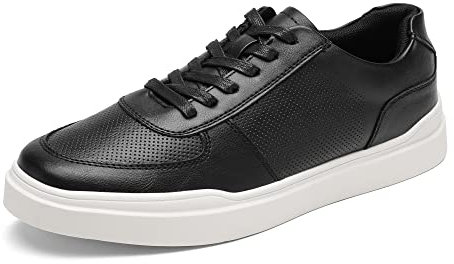 Bruno Marc Sneakers Casual da Uomo Antiscivolo Comode Eleganti Scarpe Sportive con Lacci,Size 43.5,Nero,SBFS223M