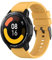 FTRONGRT 22mm Cinturino Compatibile con Xiaomi Watch S1 Active, Silicone Cinturino di Ricambio Compatibile con Xiaomi Watch S1 Active.Fibbia Nera giallo