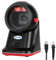 OBZ 1D 2D Barcode Scanner Desktop, QR Code Scanner USB Handsfree Barcode-Scanner Omnidirektional Barcode Reader für PC, Laptop, POS, Läden, Lager, Kasse, Bibliotheken, Supermarkt