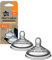 Tommee Tippee Advanced Anti-Colic Babyflaschensauger, Schneller Durchfluss, 6+ Monate, brustähnlich für einen natürlichen Verschluss, Anti-Colic-Ventil, weiches Silikon, 2 Stück