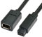 CY Câble d'extension IEEE 1394 6 broches femelle vers 1394B mâle 9 broches pour carte de capture de données vidéo Firewire 400 à 800, 20 cm