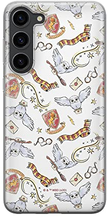 ERT Group Handyhülle für Samsung S23 Original und offiziell Lizenziertes Harry Potter Muster 249 optimal an die Form des Handy angepasst, hülle aus TPU