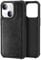 ONES for iPhone 13 PU Leather Case 『 Shockproof Military Grade Protection Airbags 』『 Anti-fingerprint 』『 TPU Bumper Non-slip 』『Wireless Charging』 Sturdy Impact Absorb Shockproof Hard Cover - Black