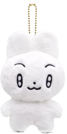 Swico Remado Kpop Schlüsselanhänger, niedlicher Cartoon-Schlüsselanhänger, Autoschlüsselanhänger für Damen, Handtasche, Geldbörse, Geldbörse, Weiß-Soobin, Standard