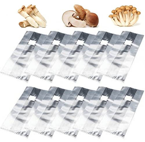 Sanfly 10 Piezas/Set De Tensión De Hongos En Bolsa De Cultivo Comestible Bolsas De Cultivo De Hongo Engrosado
