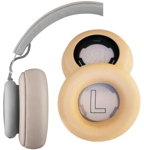 V-MOTA H4 Protein-Ohrpolster, kompatibel mit Bang & Olufsen Beoplay H4 Gen1/1. Kopfhörer-Ohrpolster, nicht passend für Beoplay H4 Gen2 und andere Headsets (1 Paar) (Aprikose)