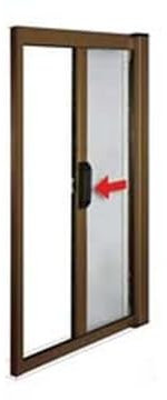 1PEZZO ZANZARIERA A RULLO LATERALE CHIUSURA A GANCIO COLORE BRONZO - cm.150x250h.