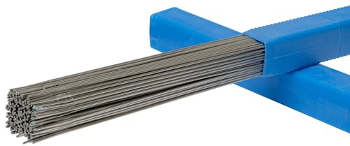 Generisch 1kg VA Edelstahl Schweißstäbe - Länge 1000mm, V4A 1.4430 316L - WIG, MIG/MAG (? 2,4 mm)