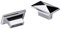 CILEYTION 10 Chrome Cabinet Knobs - Heavy-Duty Door Knobs for Cupboards, Wardrobes, and Kitchens