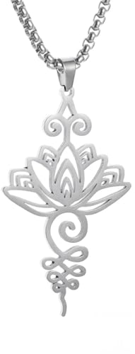 Sopodbacker Halskette Ketten Schmuck Herren Frauen Anhänger Necklaceanhänger Halskette Antik Geometrisch Frauen Mädchen Al19233-Silber