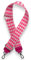 Ziona Taschengurt zum Wechseln Schultergurt für Taschen Schulterriemen für Umhängetasche verstellbarer Taschenriemen Silber Verschluss Made Italy (Pink#2)
