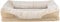 TRIXIE orthopädisches Hundebett Vital Lino 90 × 65 cm in beige - hochwertiges Hundekissen mit Memory Schaum - Hundekorb für ältere Hunde - gelenkschonend und entlastend – 374056