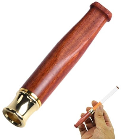 EIHI Porte-Cigarettes Femme, Filtre à Cigarettes en Bois, Cigarette Filtre à Tabac à Fumée, Porte-cigarette, Porte-filtre à Cigarette, Porte-Cigarette pour Femmes, Filtre à Tabac à Goudron, 1 pièce