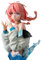 Arknights Blue Poison Game Figure Statue Height 17cm Tabletop Decoration Bust PVC Material Gaming Figures Model Desk Ornaments Collectibles Gifts
