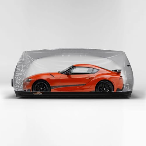 CAIRCON Housse de Voiture Gonflable Type Bulle, Protection Contre la poussière et l'humidité - Voitures et Motos - 5,2 m x 2,1 m x 1,6 m (Taille L)