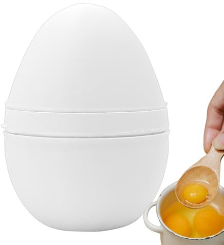 Egg Yolk Separator, Egg Divider, Baking Strainer Tool, White, Portable Food Grade Design with Easy Grip, for Home Cooking Household and Kitchen Recipe Preparation Use
