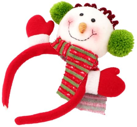 Cabilock Weihnachtlicher Haarreif für Erwachsene und Haaraccessoire mit Festlichen Motiven Geeignet für Weihnachten Festivals und Alltag