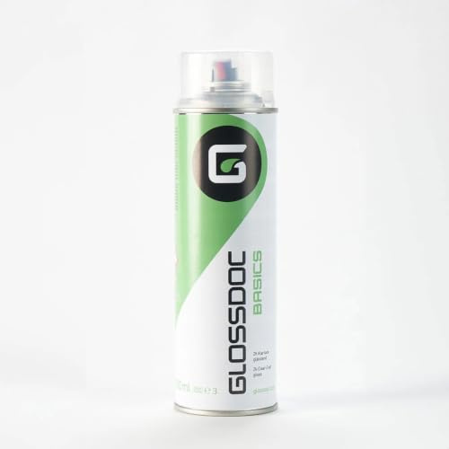 GLOSSDOC 2K Klarlack Spray 500 ml [Professionelles Finish] für Auto, Felgen, Karosserie und Smart Repair, UV und chemikalienbeständig, Made in Germany (Glänzend)