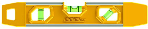 Johnson Level & Tool 8500M Magnetic Aluminum Torpedo Level, 9, Yellow, 1 Level