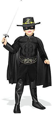 Rubies 3 882311 - Deluxe Muscle Chest Zorro Größe L (Large)