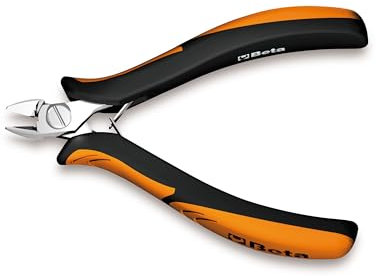 Beta 1184BM /2 - Tronchese per elettronica a taglienti diagonali rasi becchi arrotondati impugnatura bimateriale