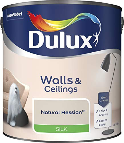 Dulux Paints 2.5 Litre Ready Mixed Silk Natural Hessian