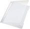 Leitz 4191 Heftmappe für Dokumente, PVC, Standard, mit transparentem Deckel bianco