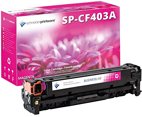 Schneider Printware Toner kompatibel für HP CF403A 201A Magenta für HP Color Laserjet Pro 200 M252n M252dw MFP M277dw M277n M274 | Geprüft nach ISO-Norm 19798 |