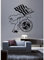 Stickers Hermine et drapeau breton - Noir, L 50cm x H 56cm