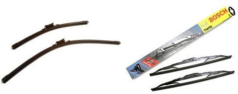 Bosch A556S Wiper Blades Set & Bosch A251H Wiper Blade(pack of 1)