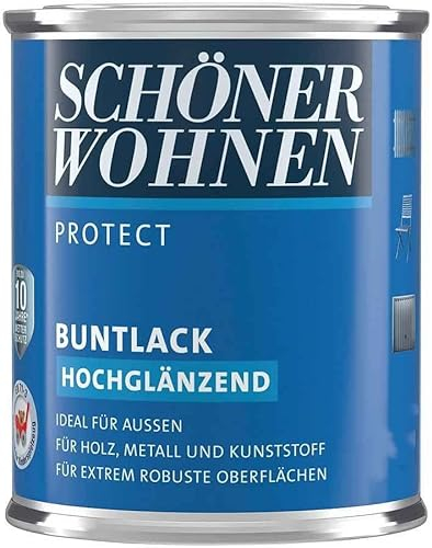 Profidur 750 ml Buntlack RAL 5014 Taubenblau Hochglänzend Schöner Wohnen
