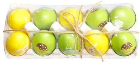 DOTBUY Osterdeko Eier Behang-Eiern Ostereier Eier Frühlingsdeko Hühnereier Dekoeier Osterdekoration Frühlingsdeko Toys Kinderspielzeug