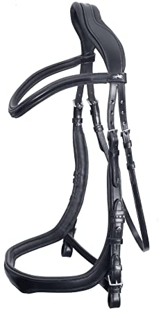 Schockemöhle Equitus Delta Trense anatomisch Spezial Größe: WB Farbe: Black/Silver