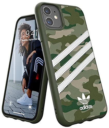 adidas 36374 Handyhülle Entwickelt für iPhone 11 Hülle, Fallgeprüfte Hüllen, stoßfeste erhöhte Kanten, Original Schutzhülle, Camo