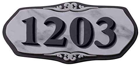 Hausnummer Selbstklebend Haustürschild Personalisierte Haustürnummer Türnummer Acryl Türschild mit Wunschnummer Wandschilder Hausnummernschild Wetterfest Türschilder für Haustür Hotel