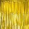 Oblique Unique® Lametta Vorhang 100x200 cm für Weihnachten Silvester Geburtstag Party Feier Fasching Karneval Dekoration Blau Gold Bronze Grün Silber - wählbar (Gold (matt))