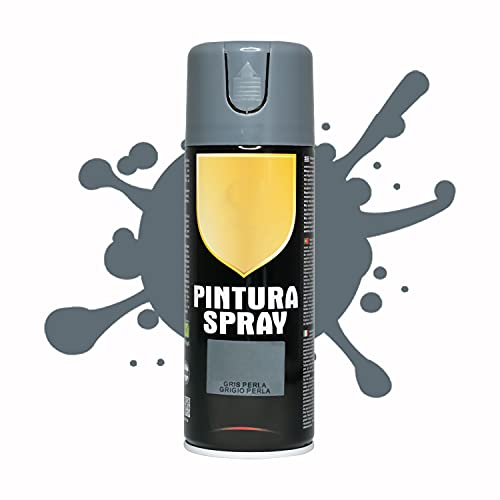 Pintura Spray 400ml para Metal/Madera/Plástico (Gris Perla, 1 Bote)